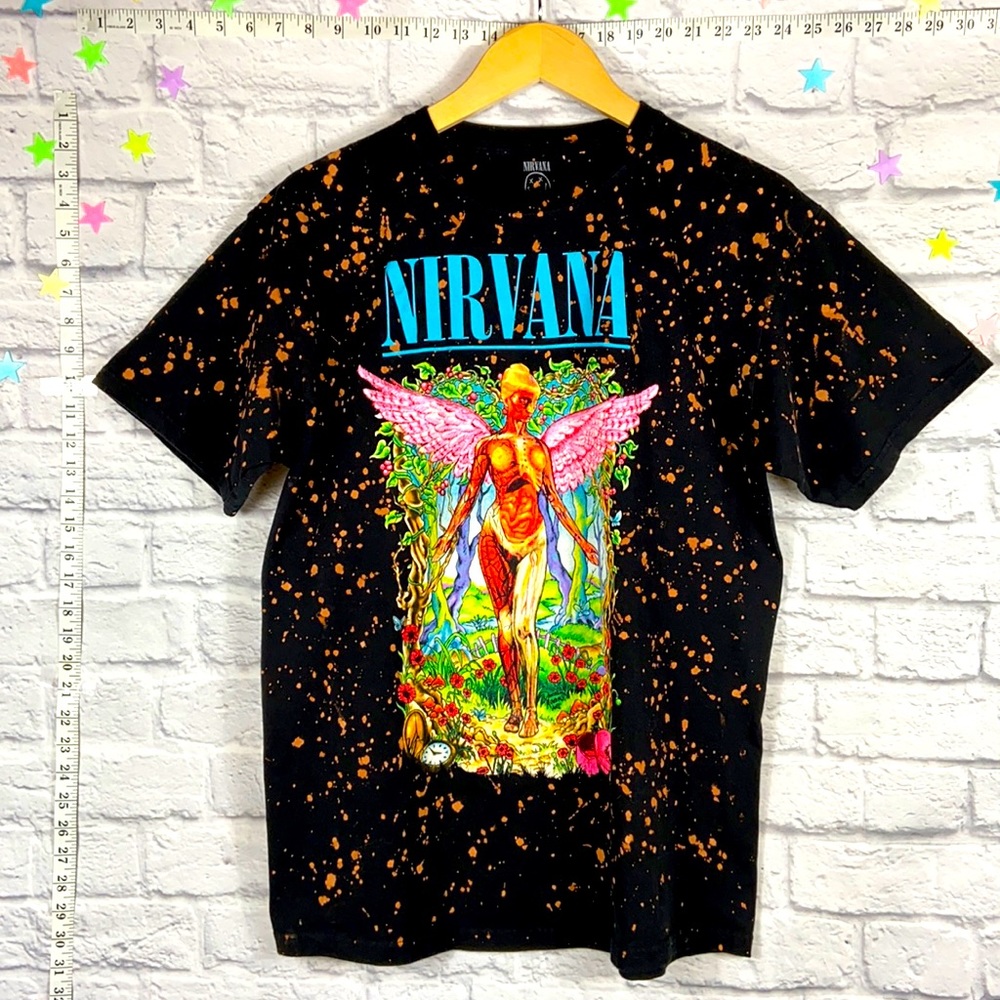 ***SOLD on cross-site*** NWOT Nirvana Reverse Tie Dye Men’s Large T Shirt